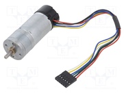 20.4:1 METAL GEARMOTOR 25DX65L HP 6V 48