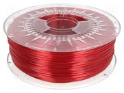 PETG-1.75-RUBY RED TRANSPARENT