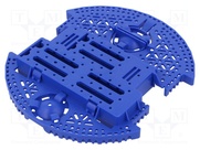 ROMI CHASSIS BASE PLATE - BLUE