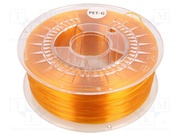 PETG 1,75 BRIGHT ORANGE TRANSPARENT