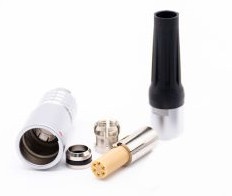 Push-Pull Circular Connector K Series FGG Plug with Collet Connector