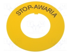 W0-P.ŻÓŁTE DO FI22+NAPIS STOP-AWARIA