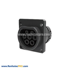 ELECTRIC VEHICLE CHARGING SOCKET IP55 AC HIGH PERFORMANCE DQ CONNECTOR