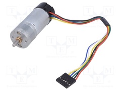 20.4:1 METAL GEARMOTOR 25DX65L MM LP 12V