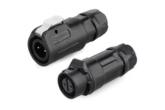 LP-12-2 pin plastic round wire-to-wire waterproof aviation plug connector