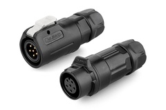 LP-12-6 pin plastic circular wire-to-wire waterproof aviation plug signal connector