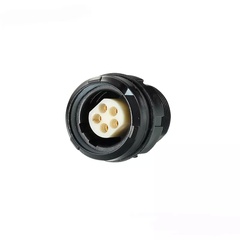 1P Circular 3pin Receptacle Connector Aviation Socket 