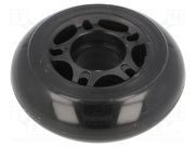 SCOOTER/SKATE WHEEL 70X25 MM BLACK