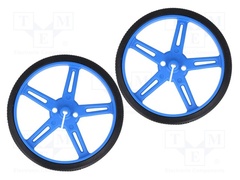 POLOLU WHEEL 70X8MM PAIR – BLUE