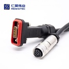 AISG RET Cable Assembly with IP68 Straight AISG Female / DB9 Male Connectors