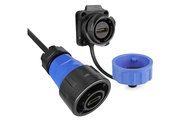 YM-24-HDMI Plastic Waterproof Aviation Plug and Socket Digital Video Data Connector