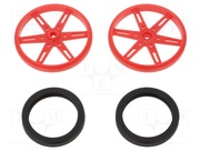 POLOLU WHEEL(25T, 5.8MM) - 70×8MM