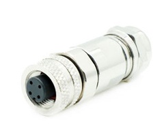 M8 4PIN female field-molding connector