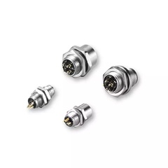 M5 3pins terminal connector female panel mount socket 