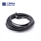 M8 Female Right Angle Overmolded Cable