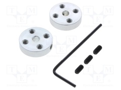 ALUMINUM MOUNTING HUB FOR 4MM SHAFT M3 H