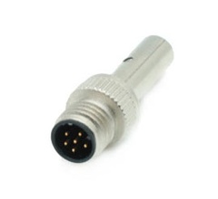 M8 male 6PIN A code circular connector