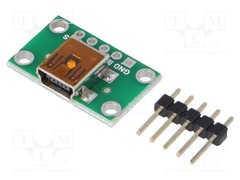 USB MINI-B CONNECTOR BREAKOUT BOARD