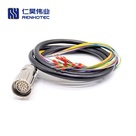 M23 Female Straight to SV Cold Press Terminal Assembly Cable