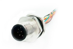 M12 Male A code 8PIN circular connector for sensor