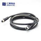 M8 Female Straight Double Ended Overmolded Cable