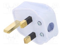 LT-327 5A PLUG WHT
