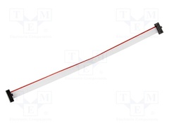 FLAT CABLE WITH IDC10 1,27MM PITCH CONNE