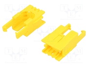 ROMI CHASSIS MOTOR CLIP PAIR - YELLOW