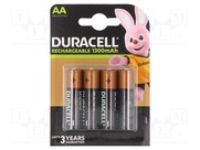 DURACELL AA 1300MAH BLISTER B4