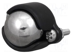 BALL CASTER WITH 1/2" METAL BALL