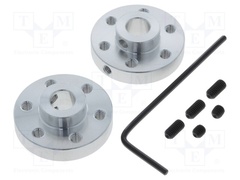 ALUMINUM MOUNTING HUB FOR 1/4? SHAFT M3