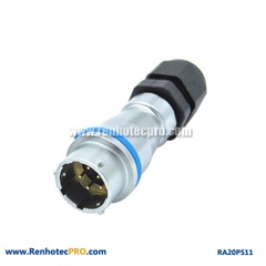 5 PIN AVIATION CONNECTOR MALE PG WATERPROOF DOCKING SOCKET CIRCULAR RA20