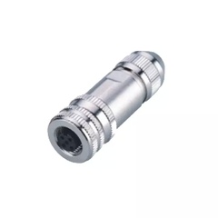 M8/M12 Assembled Connectors 4pins D Type Agricultural Equipment Connector Industrial connector 