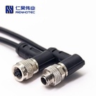 M9 Male to Female Right Angle Overmolded Cable