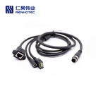 Data Transmission for M12 Male to USB Overmolded Cable