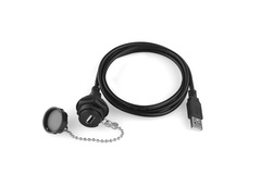 YU 24 data USB2.0 plastic + male + female waterproof aviation plug connector