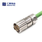 M23 Male Straight Assembly Cable