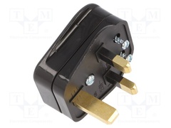 LT-327 3A PLUG BLK