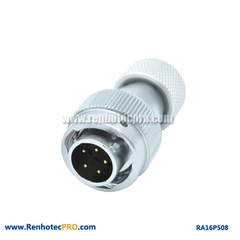 5 PIN AVIATION PLUG MALE RA16 MATAL HOSE CIRCULAR WATERTIGHT CONENCTOR