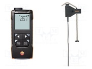 TESTO 925 + SONDA ZACISKOWA NA RURY