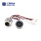 M16 AISG RET Cable Assembly, Male/Female Receptacle with JST Connector, Potted