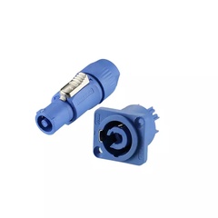 IP50 3pins High Quality power connector with UL94 V-0 aviation material PA6/PA66 power plug socket