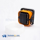 BATTERY MANUAL SERVICE DISCONNECT 2 PIN 630A ORANGE PLASTIC CONNECTOR WATERPROOF PLUG