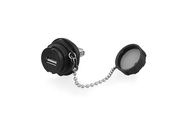 YU 24 Data USB2.0 Plastic + Waterproof Aviation Plug Female with Metal Round Bead Chain
