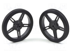 POLOLU WHEEL 60X8MM PAIR – BLACK