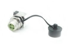 Customized  solar industrial waterproof M12 S code panel side connector