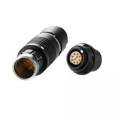 Circular Push-pull self locking male cable plug round Snap Quick Disconnect Connectors